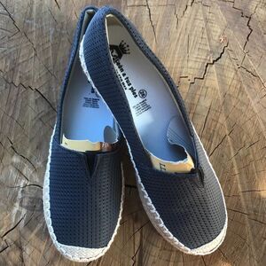 Women’s Dark Gray Espadrille Flats US 9 MX 26 Mexican Slip On Shoes New